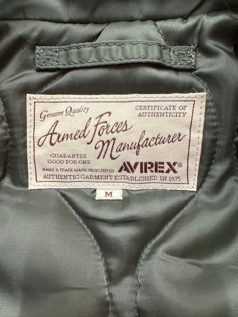 トレSOLDOUT AVIREX フライトジャケット (M)