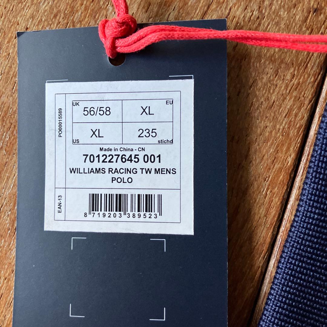 2024 ウィリアムズ　F1 チーム　スタッフ用　ポロシャツ　チーム支給品