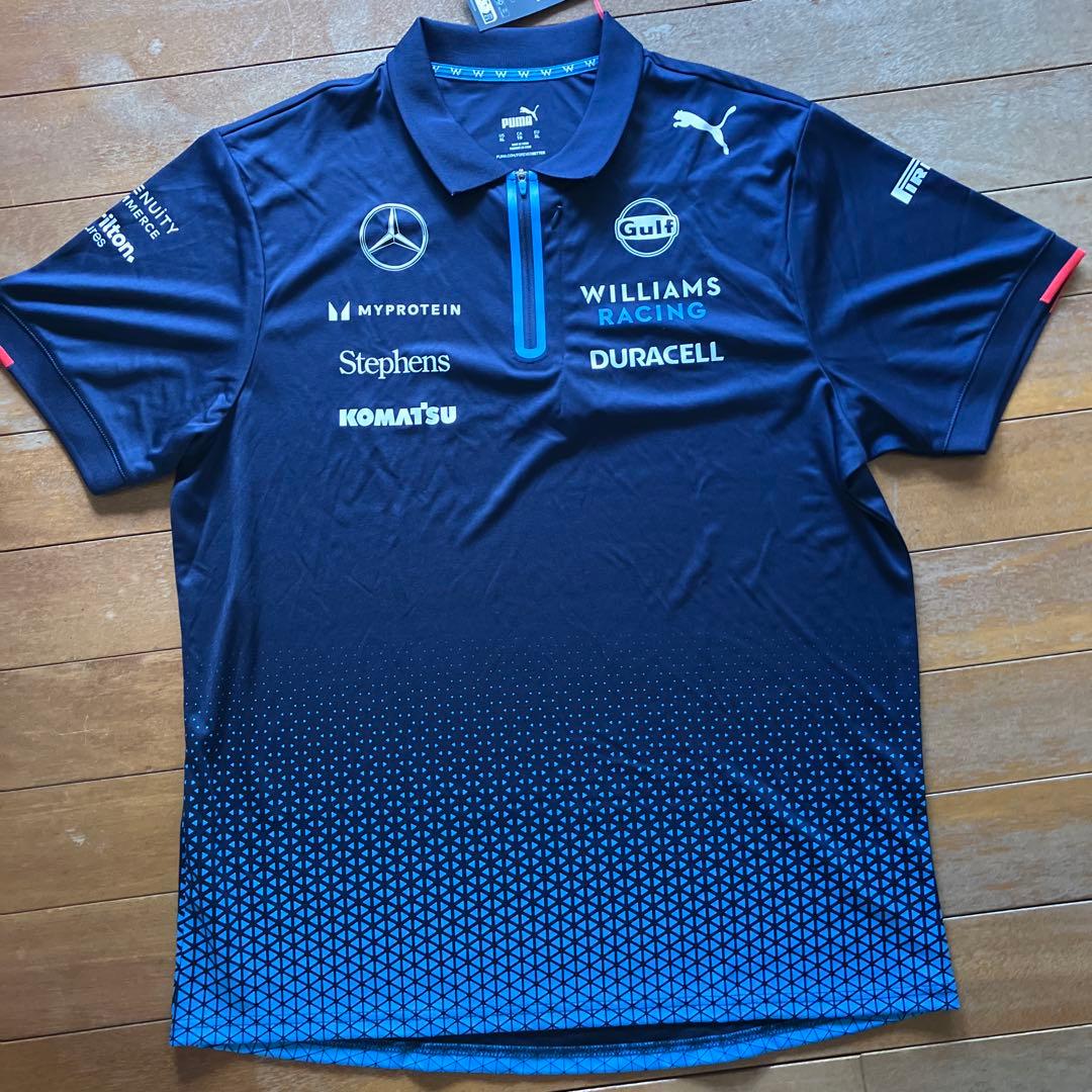2024 ウィリアムズ　F1 チーム　スタッフ用　ポロシャツ　チーム支給品