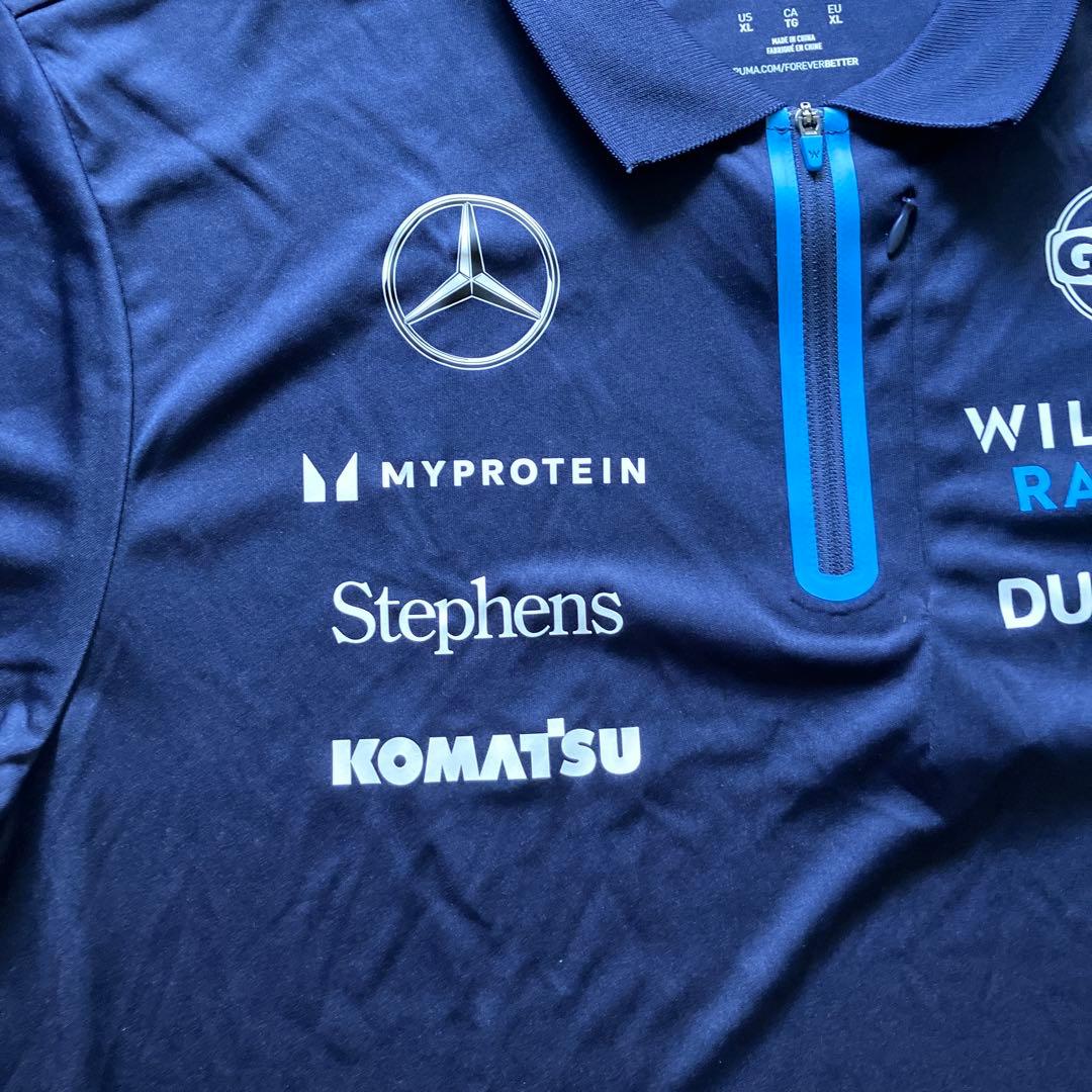 2024 ウィリアムズ　F1 チーム　スタッフ用　ポロシャツ　チーム支給品