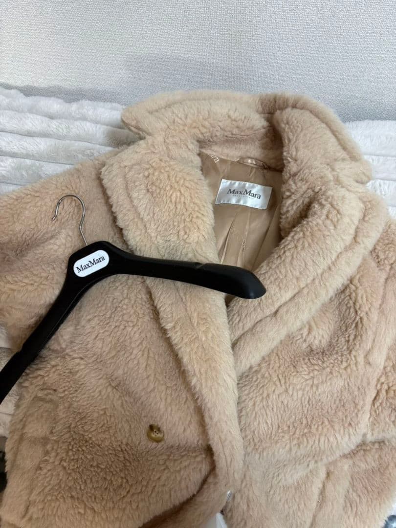 【新品未使用】Max Mara テディベア アイコンコート サンド XS 完売色