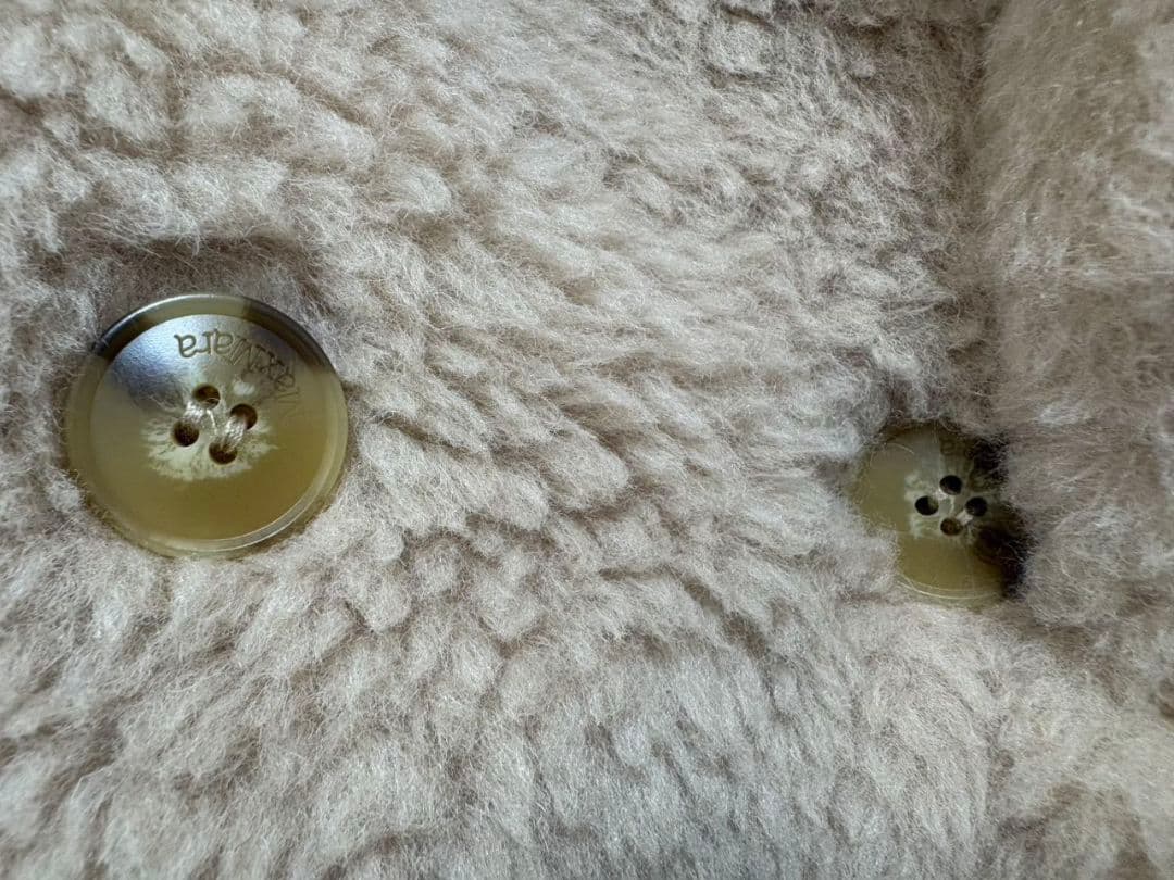 【新品未使用】Max Mara テディベア アイコンコート サンド XS 完売色