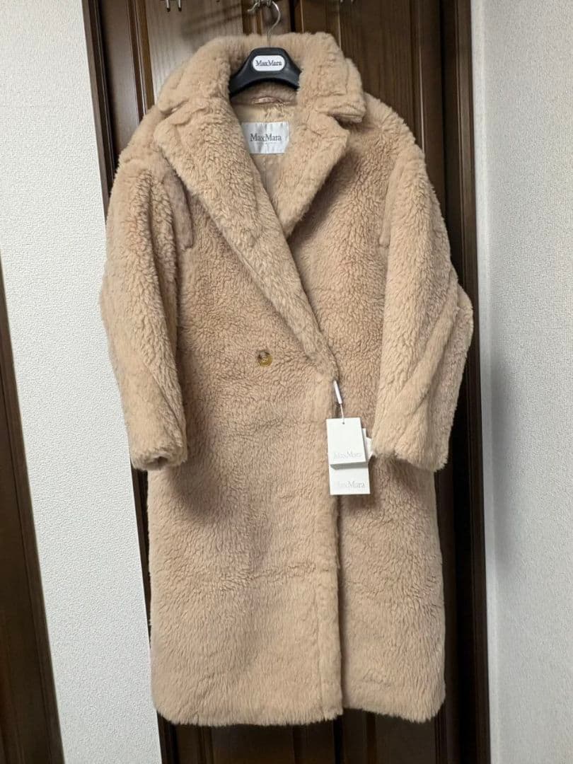 【新品未使用】Max Mara テディベア アイコンコート サンド XS 完売色