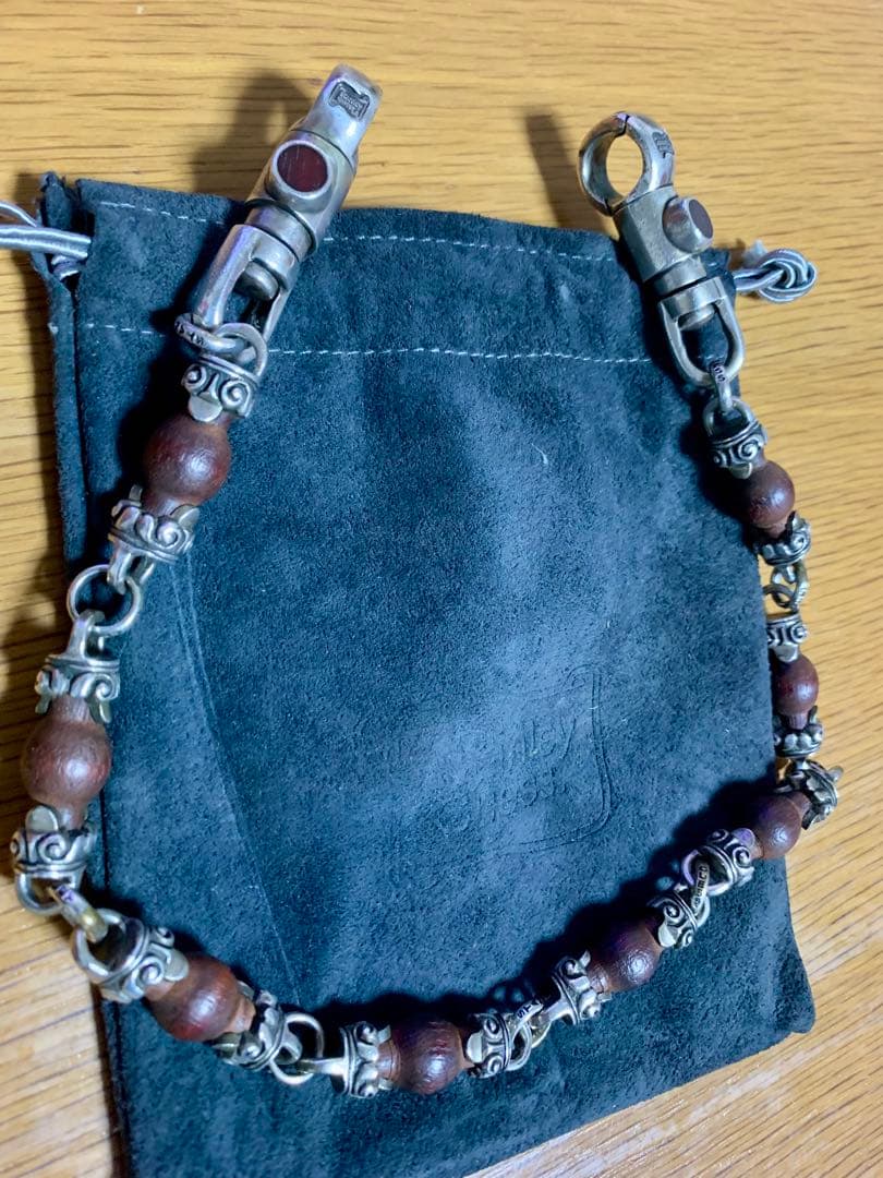 スタンリーゲス ウッド ボール 2クリップウォレットチェーン&ロングウォレット