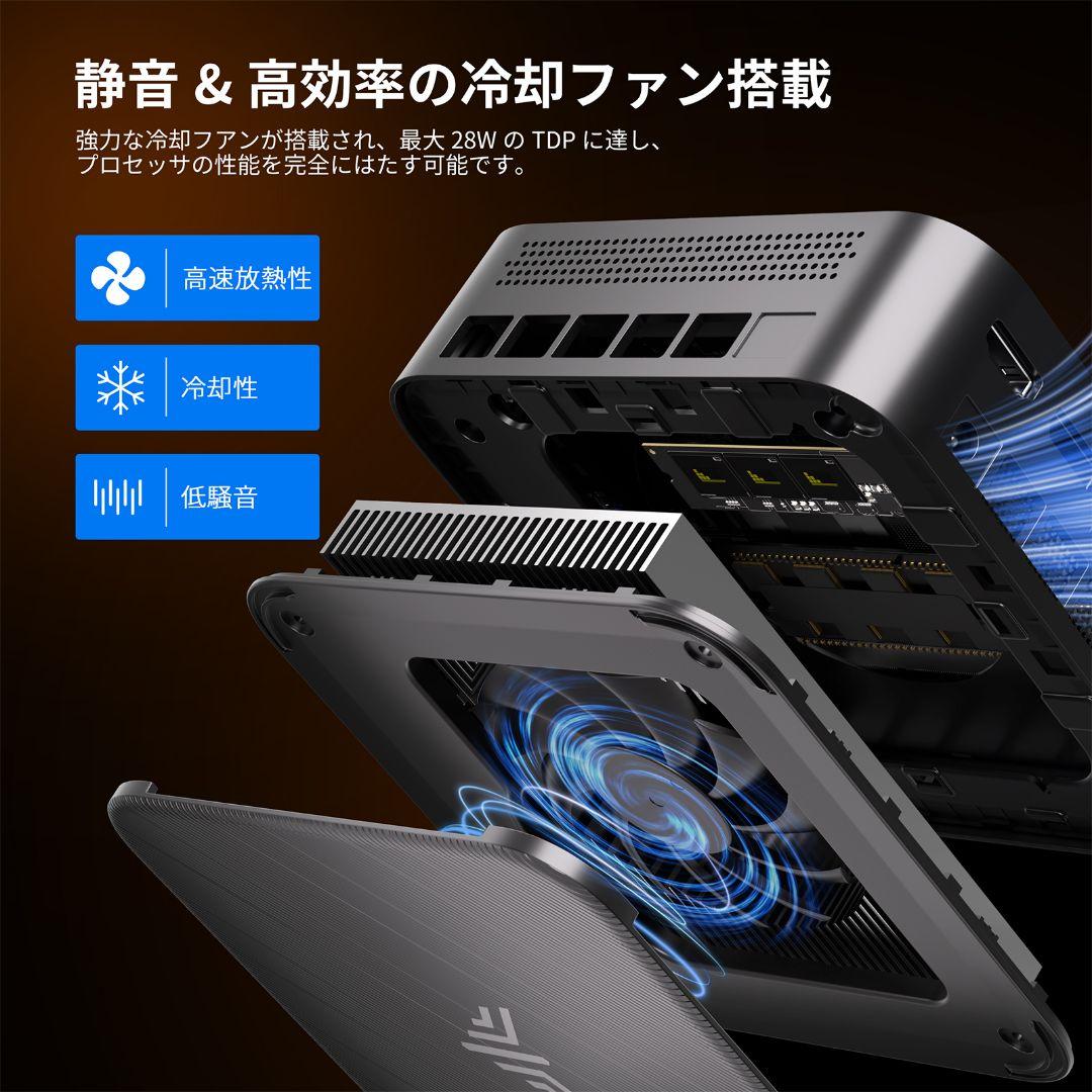 【新品未開封】NIPOGI Ryzen 7 7730U ミニPC　office付