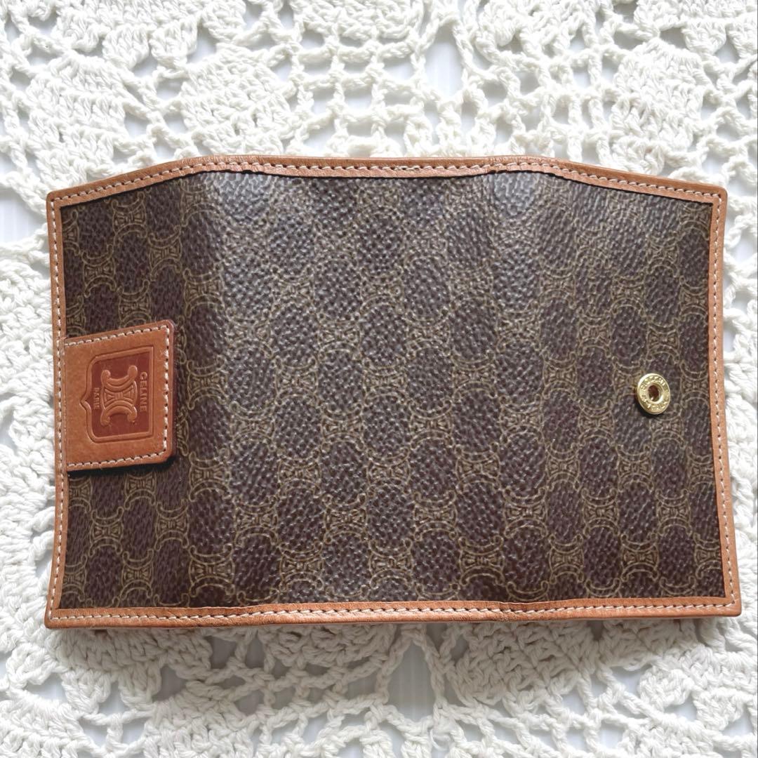 美品　CELINE 6連キーケース　マカダム　ヴィンテージ　ブラウン