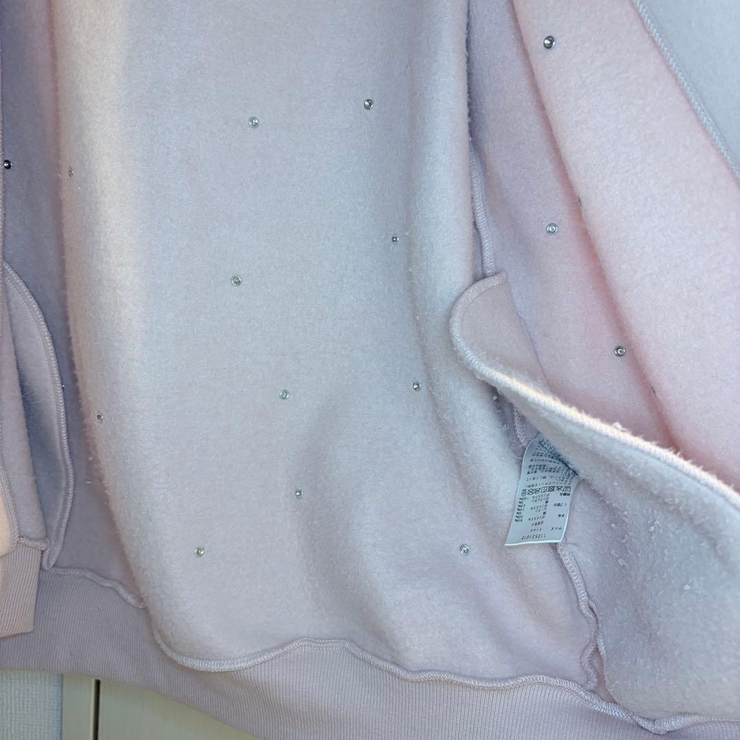 ♡ ダーリッチ Darich ♡ DDロゴビジュージップパーカー　ピンク