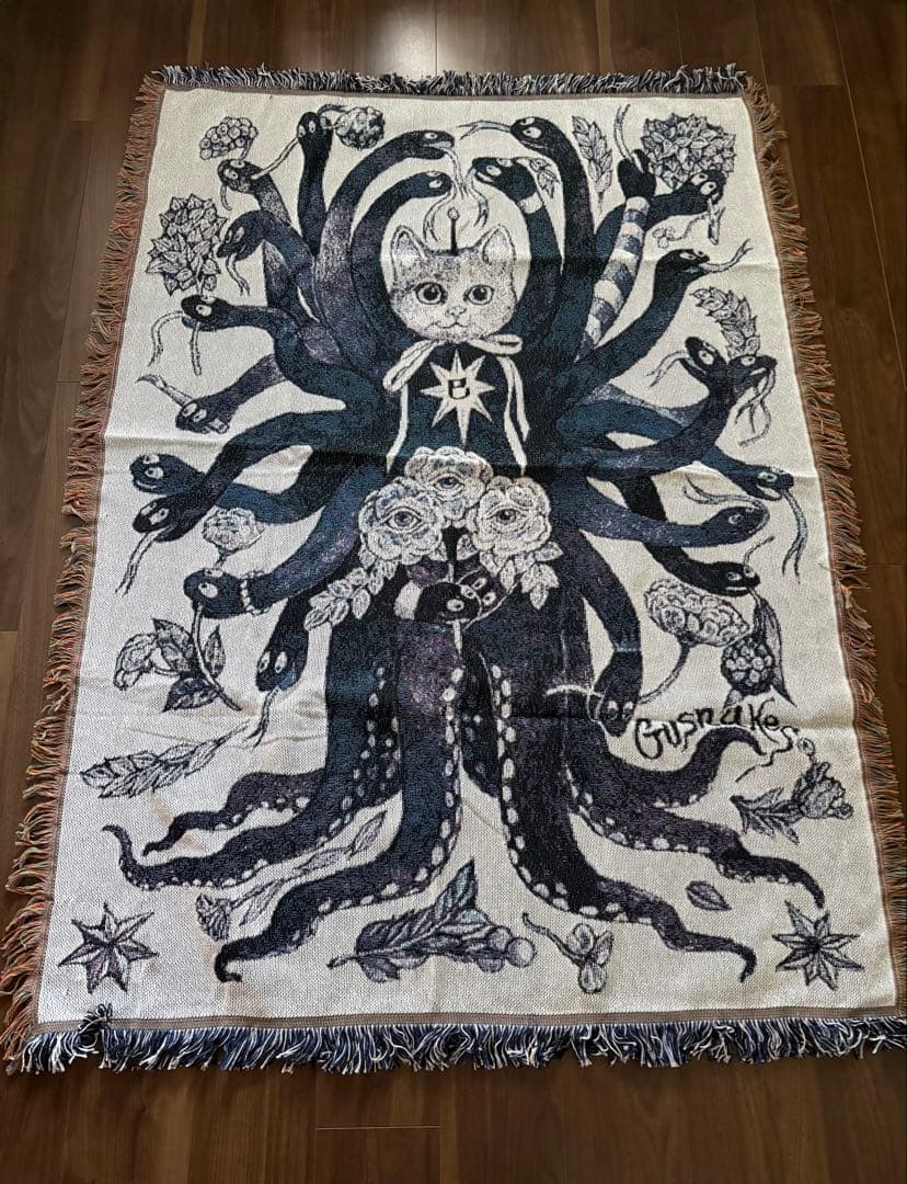 ボリス雑貨店 大判ブランケット　ギュスネイク　ヒグチユウコ　ギュスターヴ