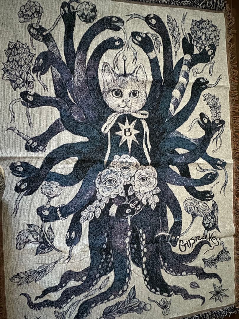 ボリス雑貨店 大判ブランケット　ギュスネイク　ヒグチユウコ　ギュスターヴ