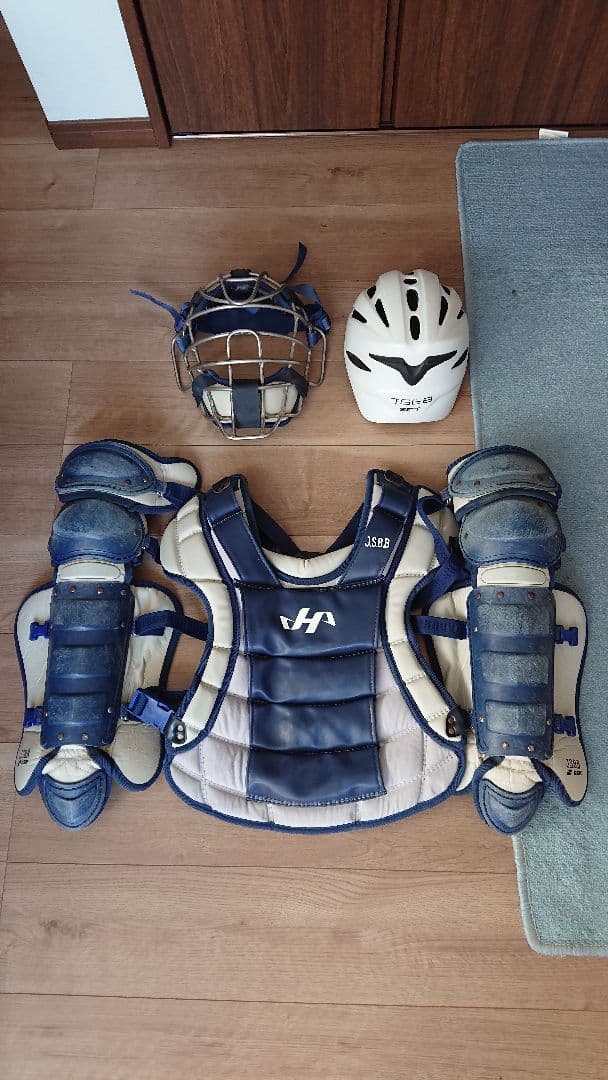 ハタケヤマ 少年軟式用 キャッチャー防具一式 5点セット