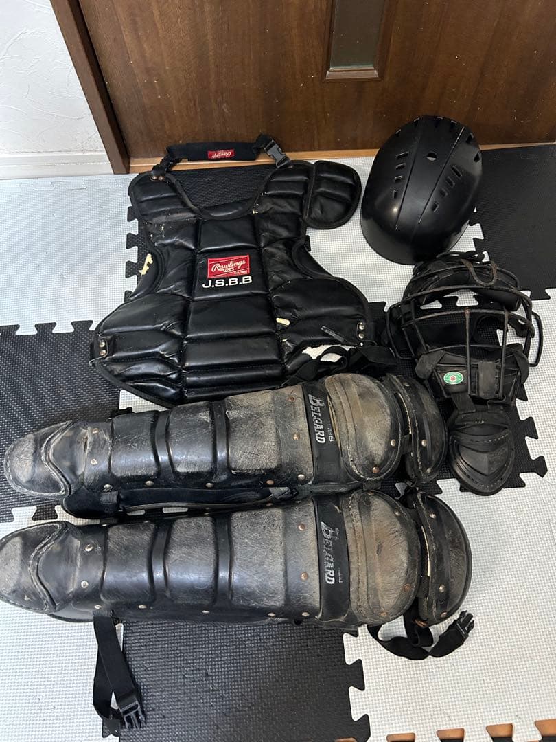 軟式用　ローリングス　キャッチャー防具　道具　プロテクター