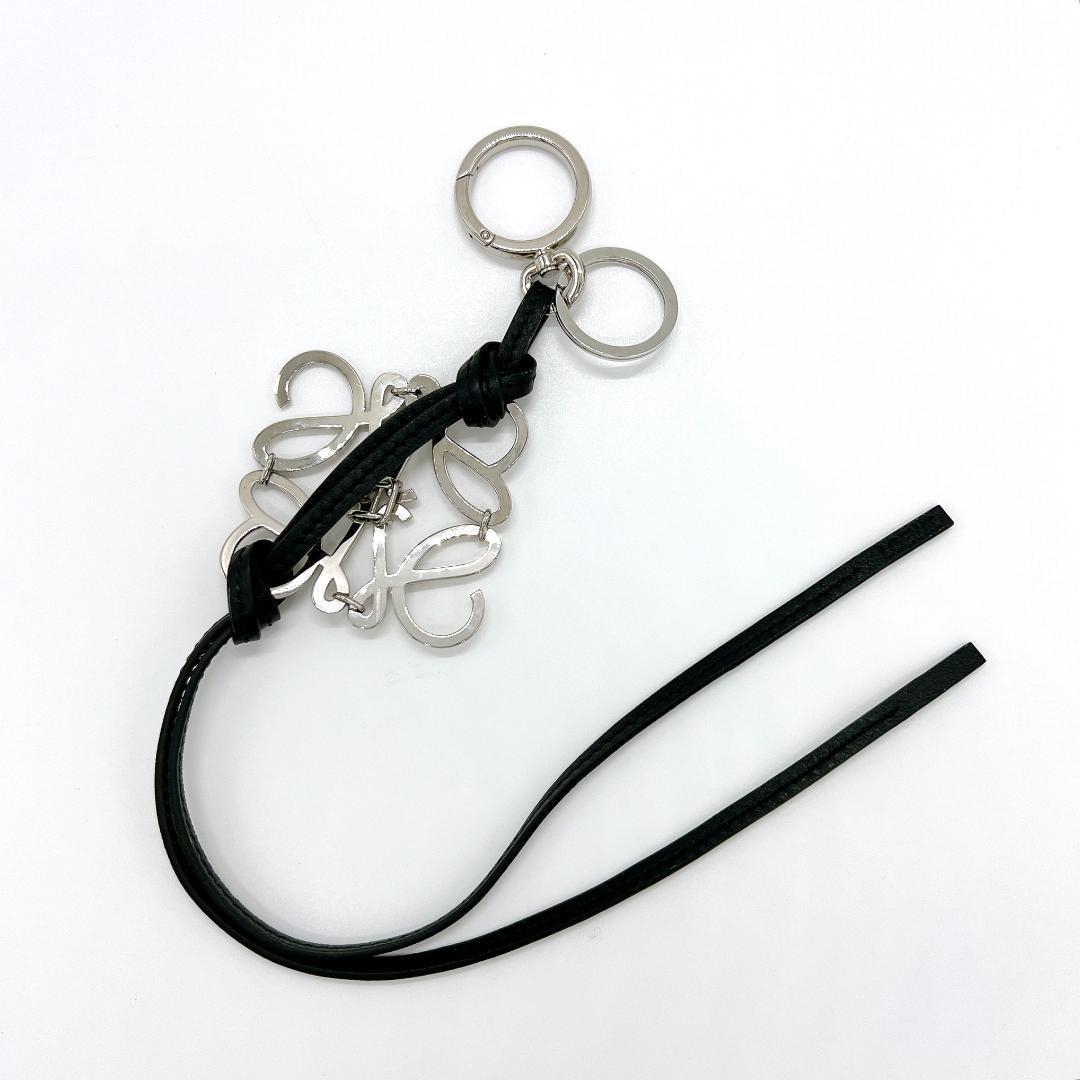 ロエベ LOEWE アナグラム キーホルダー チャーム バッグチャーム シルバー