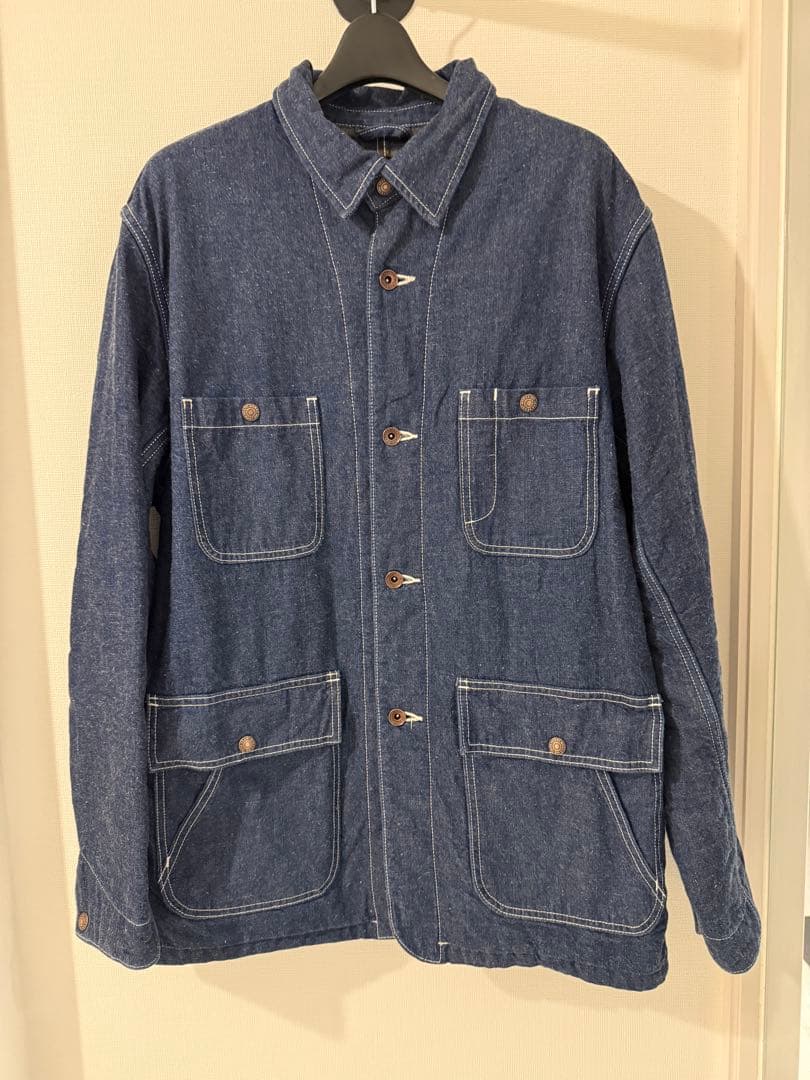 IRON HEART カバーオール デニムチョアジャケット インディゴ