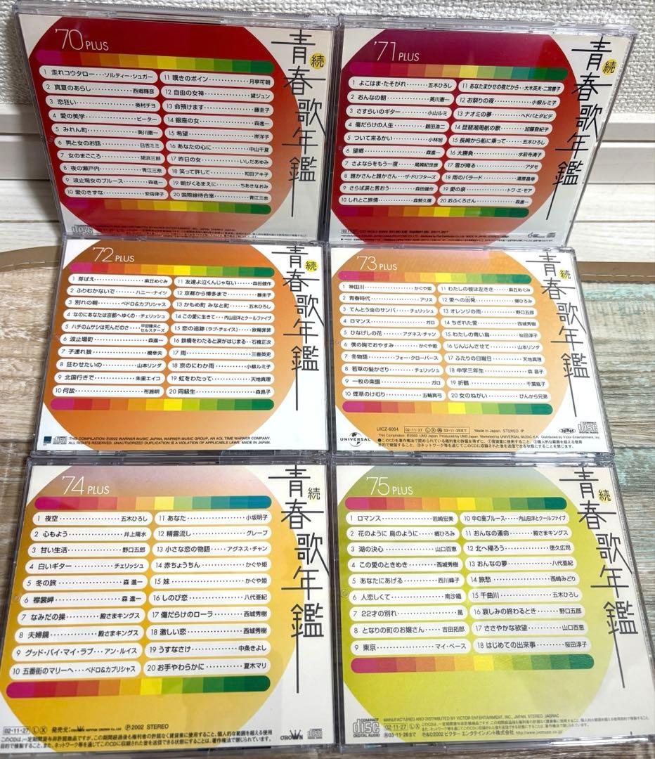 続・青春歌年鑑　'70PLUS～'90PLUS CD 全21枚セット 全巻