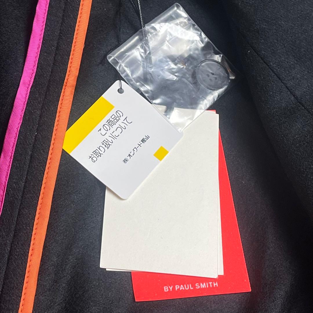 【新品】タグ付き ポールスミス ウール ノーカラー ジャケット サイズ46