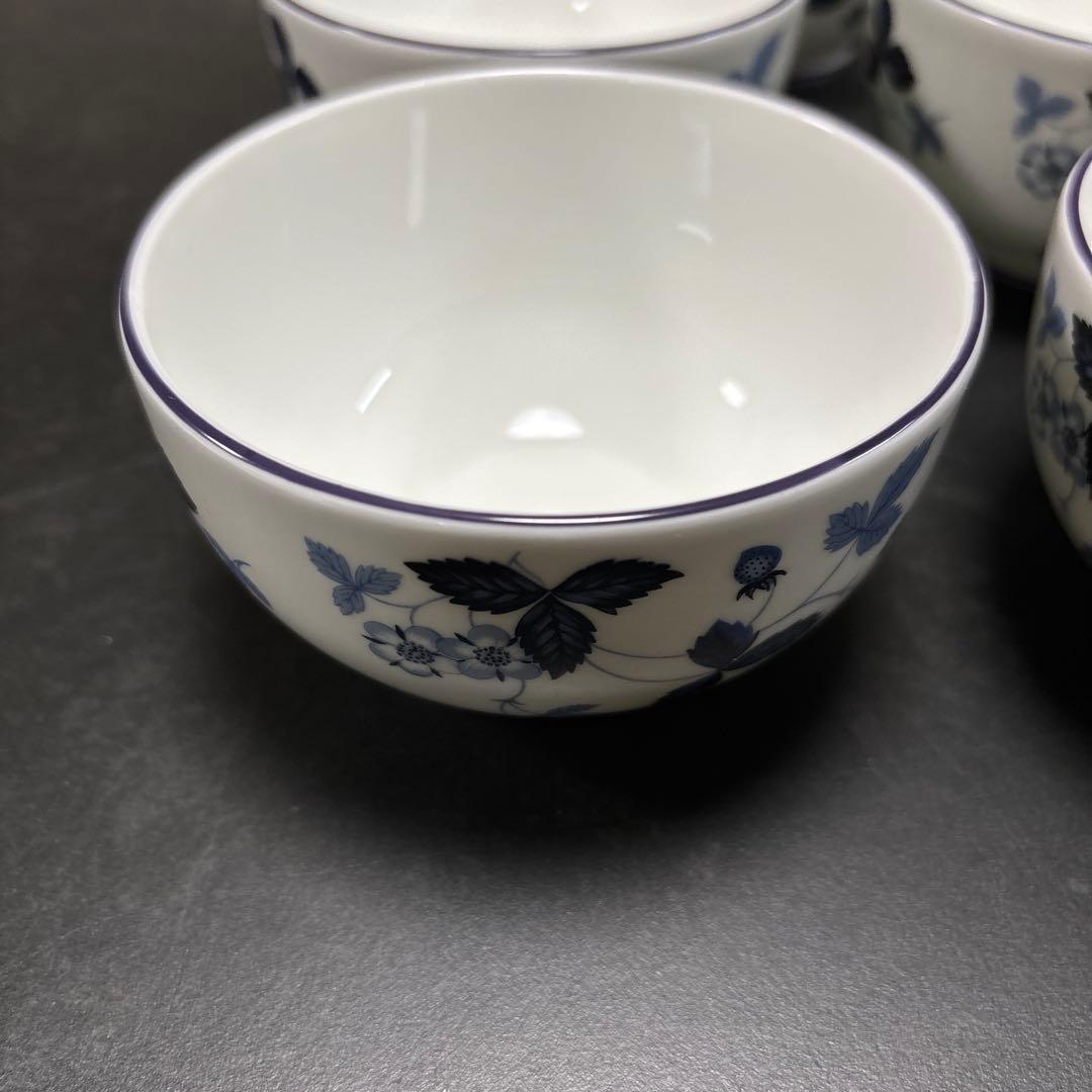 ウェッジウッド　ストロベリーインクブルー　ボウル5個セット