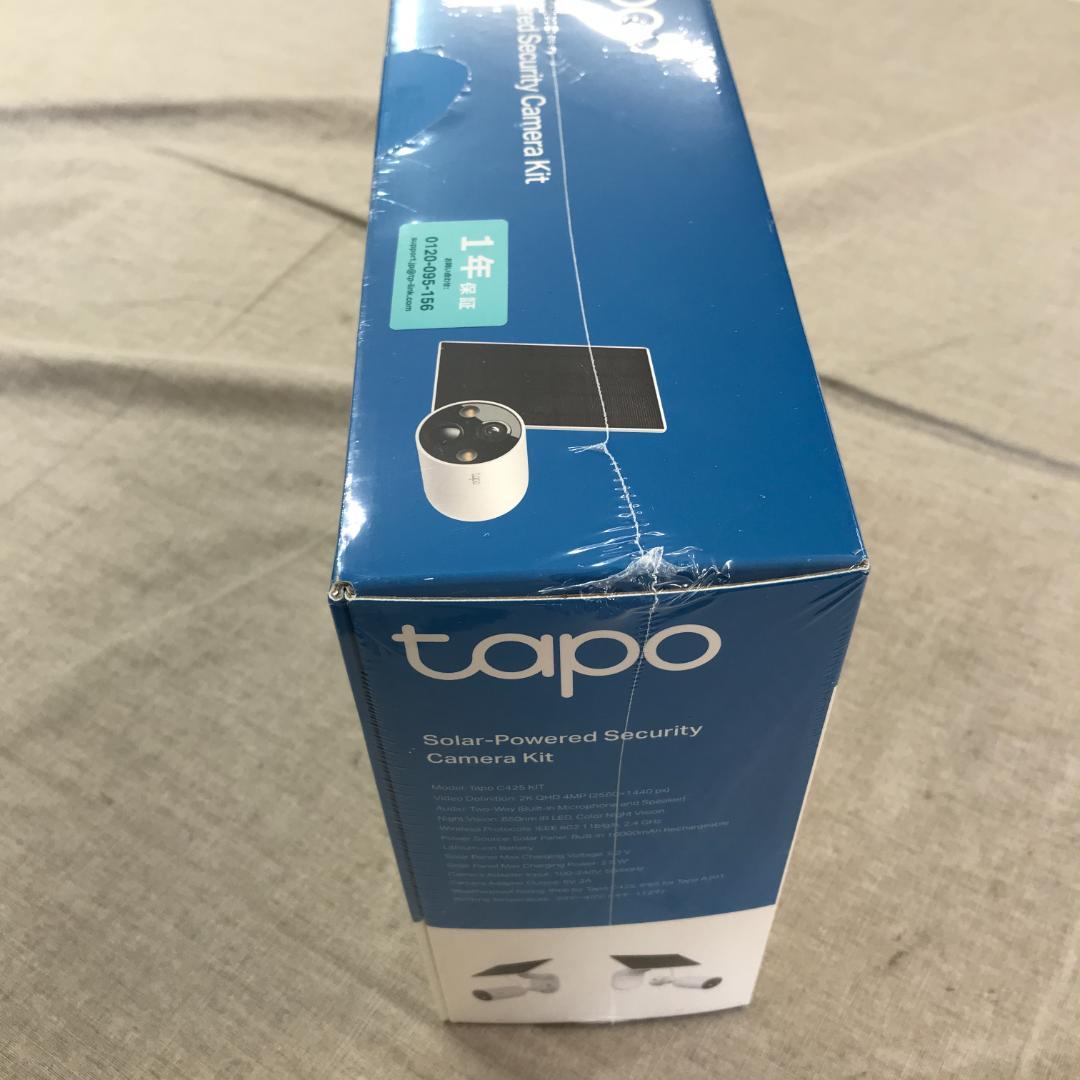 未開封　TP-Link カメラ 屋外 ソーラー Tapo C425 KIT