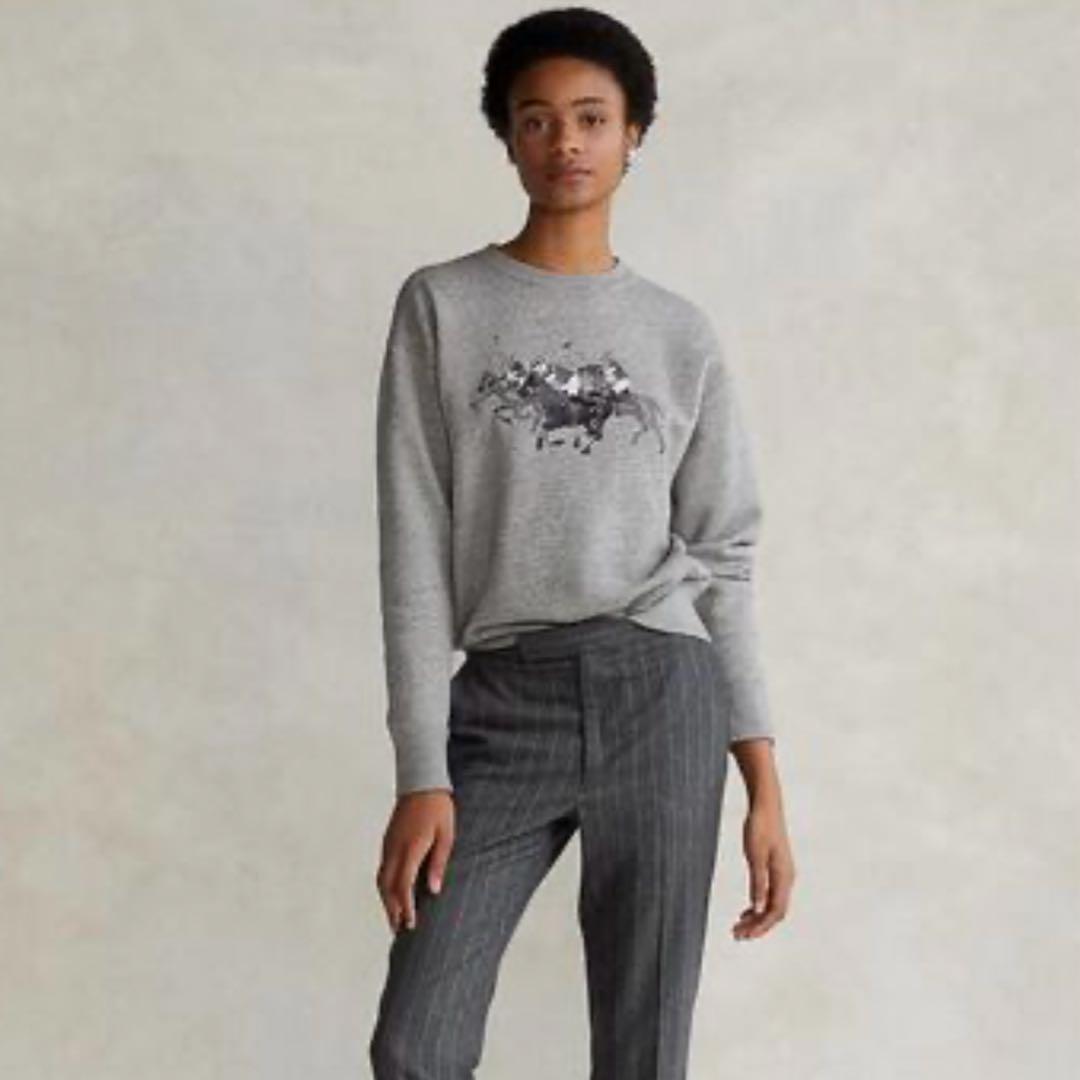 POLO RALPH LAUREN Polo Match ヘザード スウェットM