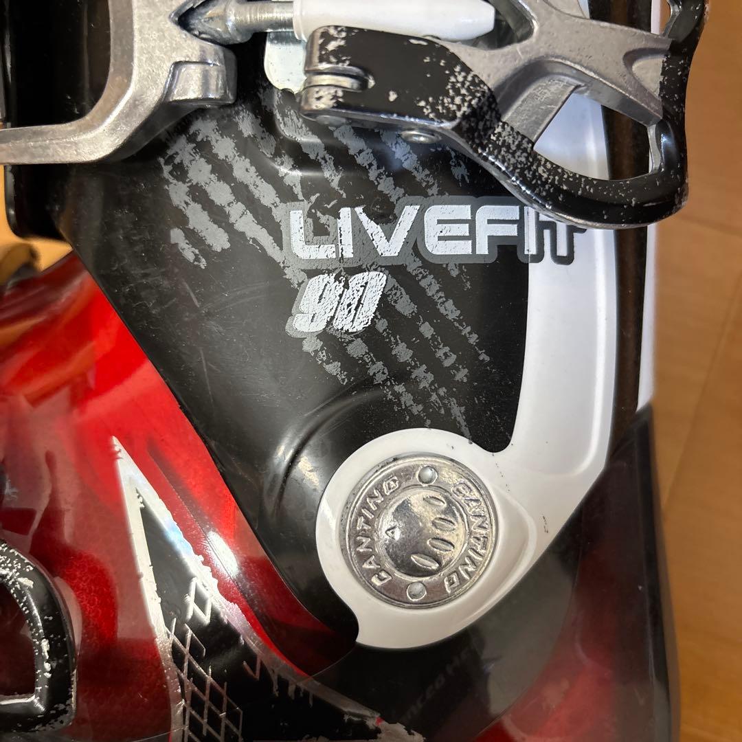 Atomic Live Fit Pro 26-26.5cm スキー靴 黒/赤