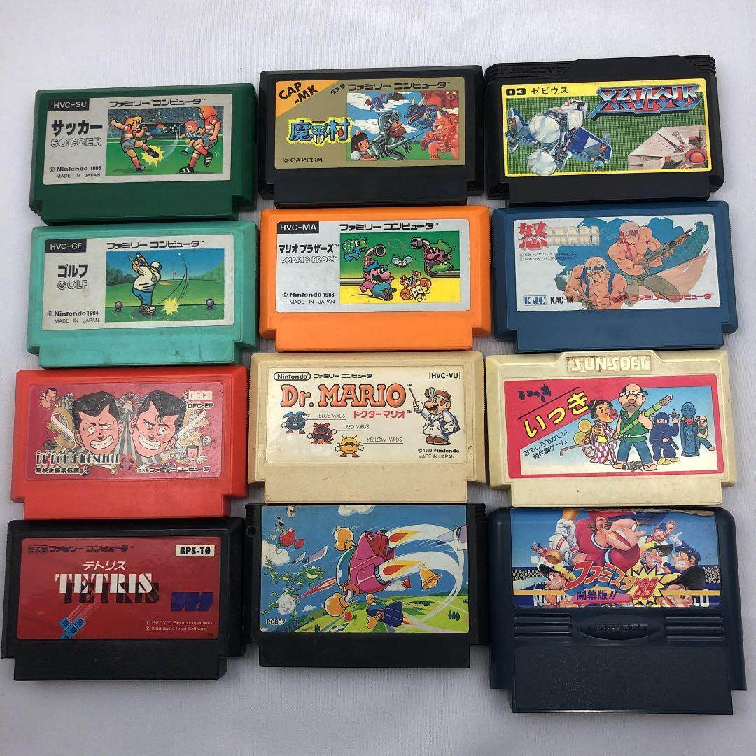 FC ファミコンソフト　ファミコン本体とソフト44本