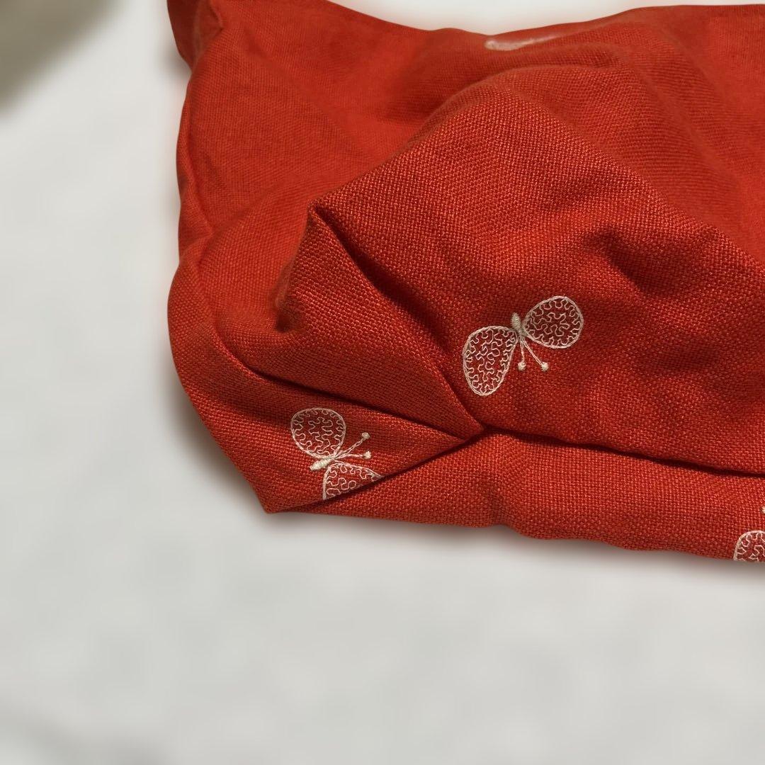 minä perhonen 蝶刺繍 ショルダーバッグ