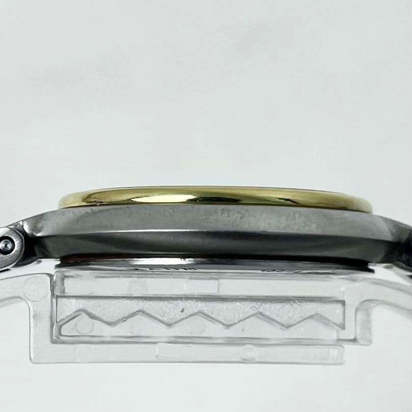 【美品】 稼働 dunhill ミレニアム LQ ラウンド コンビ 腕時計