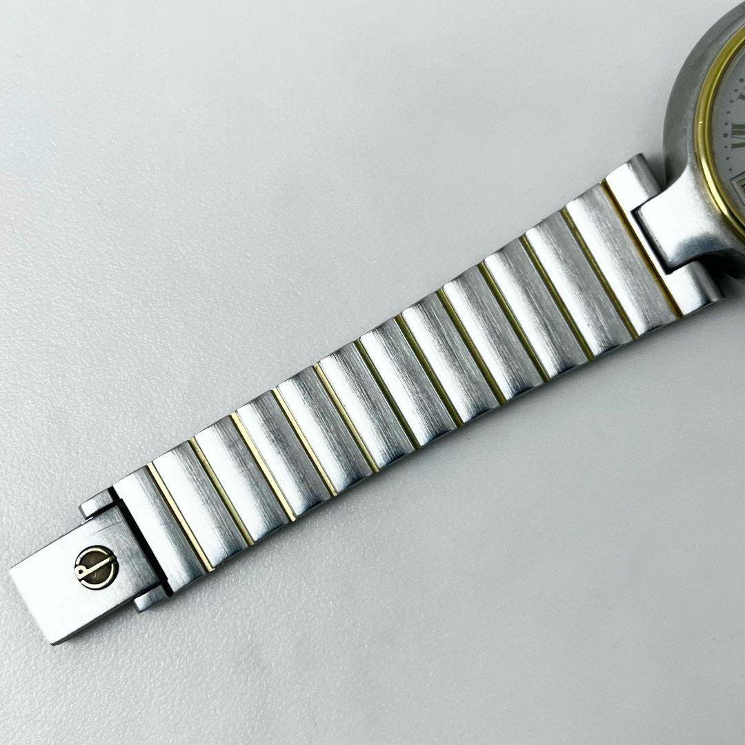 【美品】 稼働 dunhill ミレニアム LQ ラウンド コンビ 腕時計