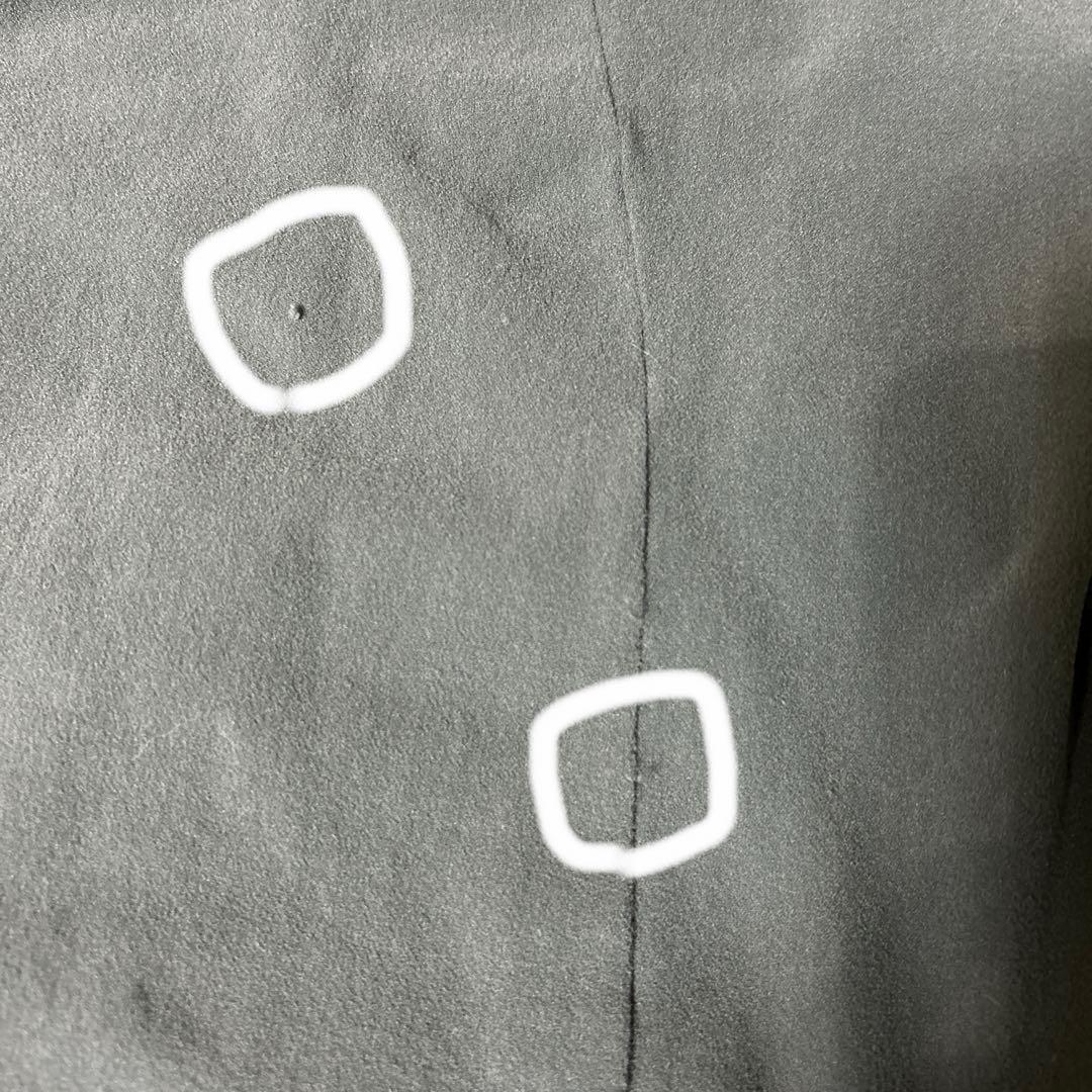 コムデギャルソン グレー 半袖 ワンピース 編み込みデザイン