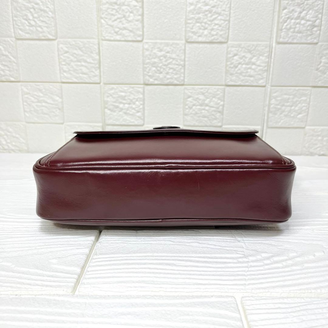 ✨上美品✨☘️Cartier☘️✨ショルダーバッグ✨肩掛け✨マストライン✨ボルドー✨