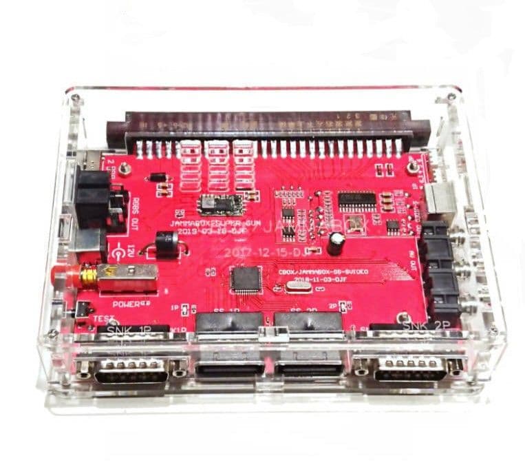 CBOX+電源付 サターンパッド&NEOGEOパッド対応 連射付