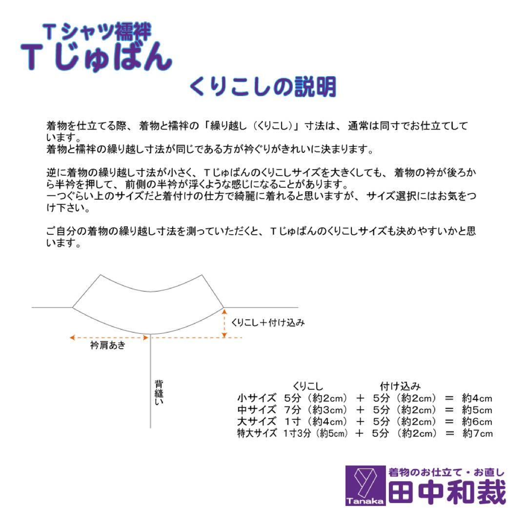 「CHIKA」Tシャツ型半襦袢「Tじゅばん」と単衣袖セット