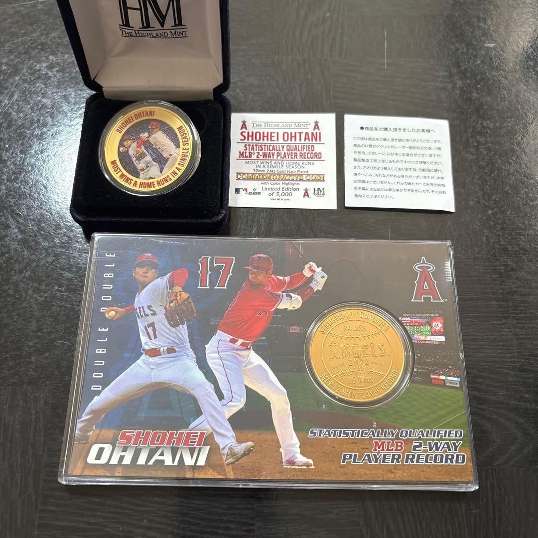 大谷翔平 2022 投打ダブル規定到達記念 グッズ セット