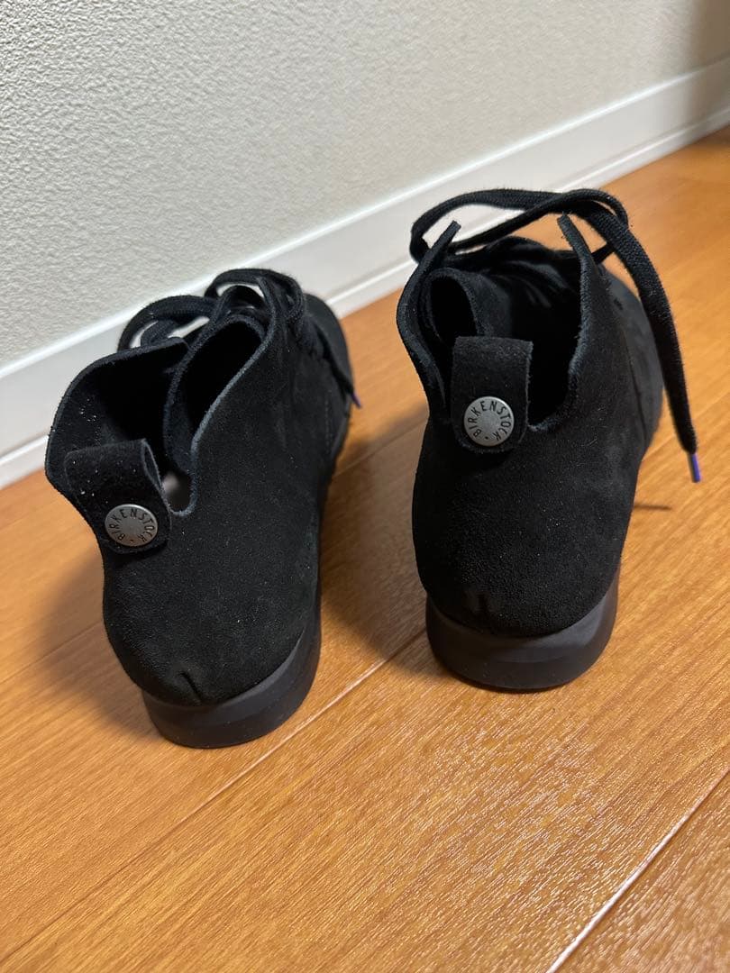 BIRKENSTOCK ブラック スエード ハイカットシューズ 38