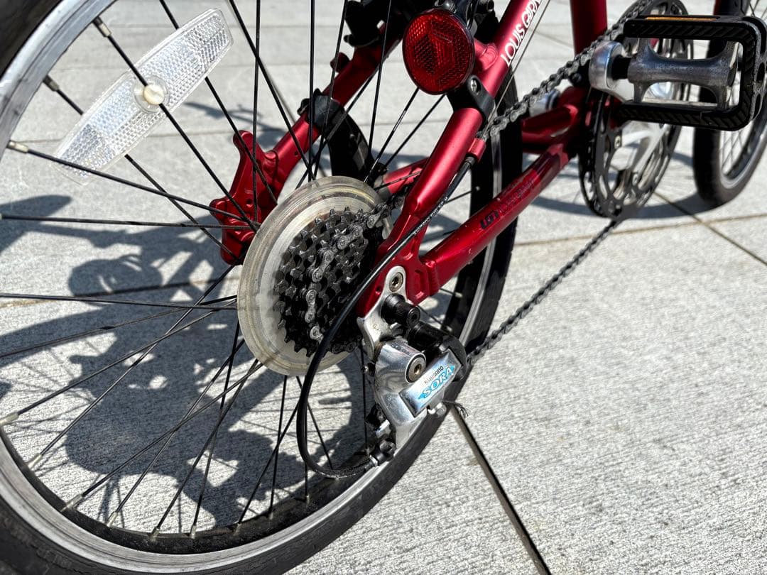 【引取限定】ルイガノ MV2 ミニベロ LOUIS GARNEAU マットレッド