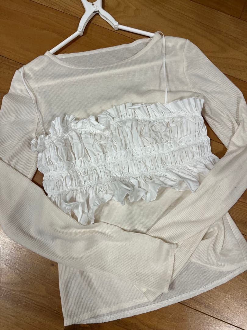 クラネ　CLANE BUSTIER SET TOPS トップス