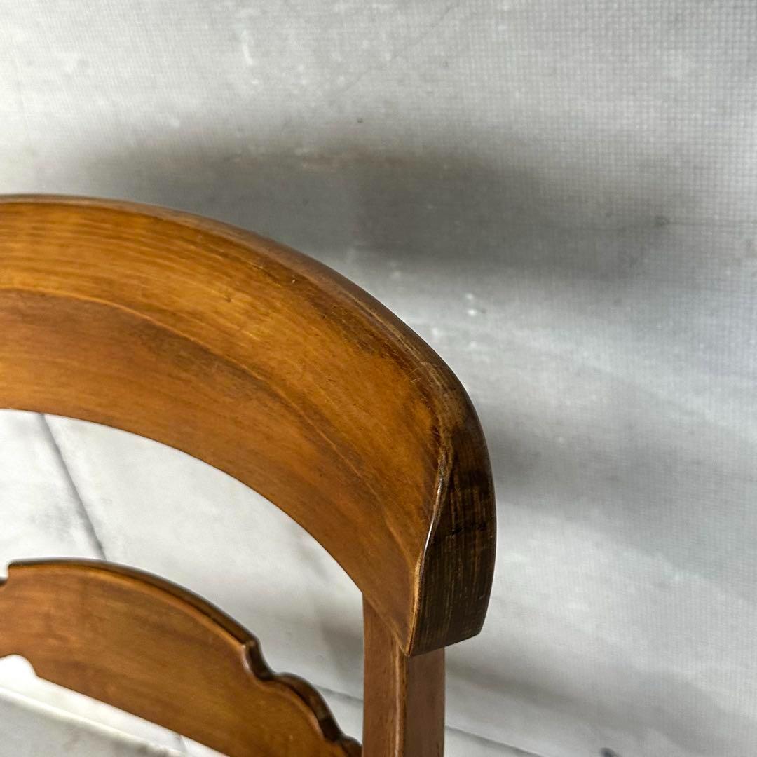 ✿昭和レトロ✿ 東洋ファニチャー ダイニングチェア ヴィンテージウッド 無垢