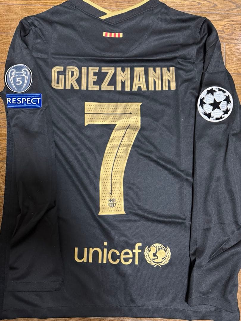 2021 バルセロナ アウェイユニフォーム 長袖 グリーズマン サイズ S