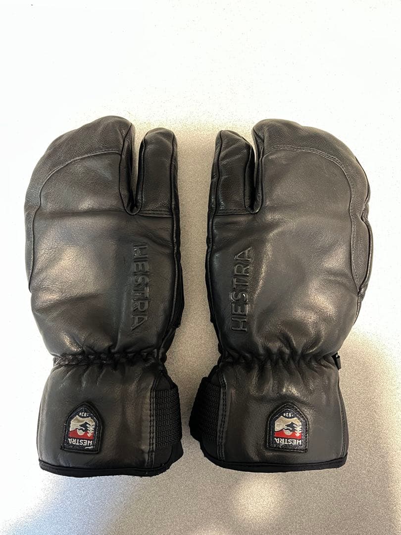 HESTRA スリーフィンガー グローブ ブラック