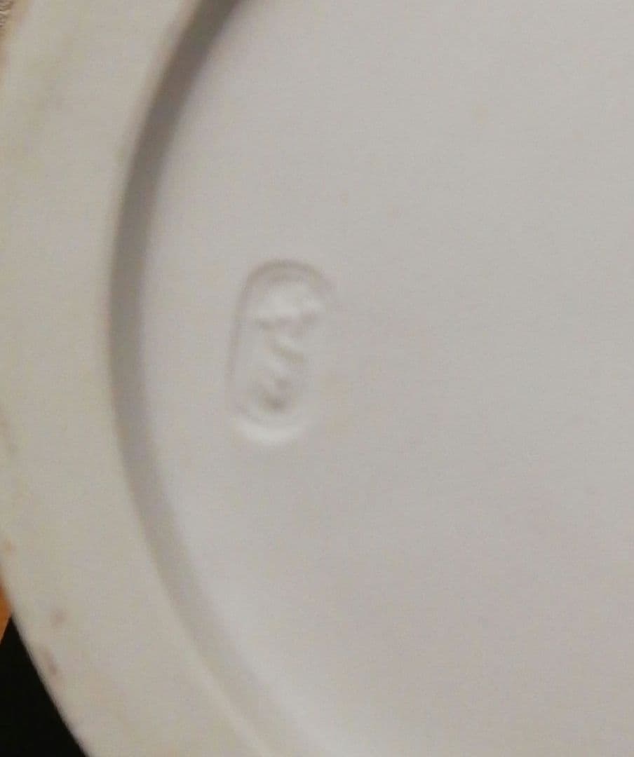 膳所焼　陽炎園　染付　水指　共箱　共布　茶道具