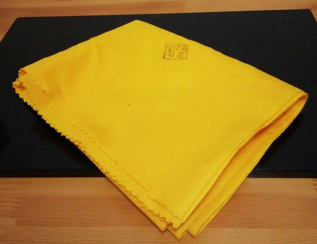 膳所焼　陽炎園　染付　水指　共箱　共布　茶道具