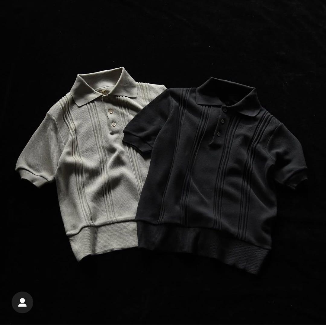 トップス taiga takahashi LOT.526 polo Knit