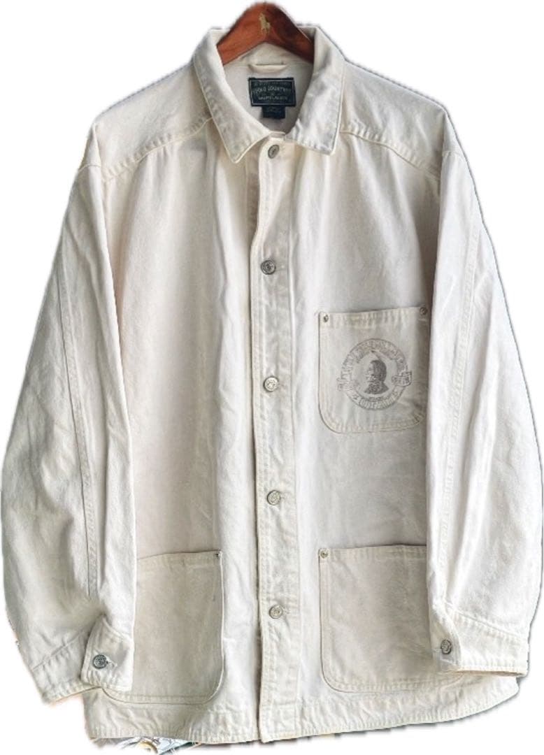 80sポロカントリーカバーオール超レアラルフUSA製XL