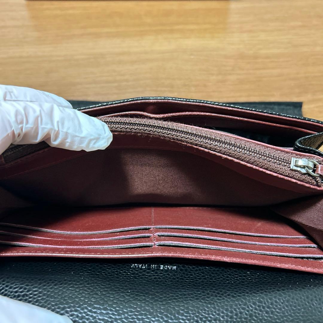 CHANEL キャビアスキン長財布