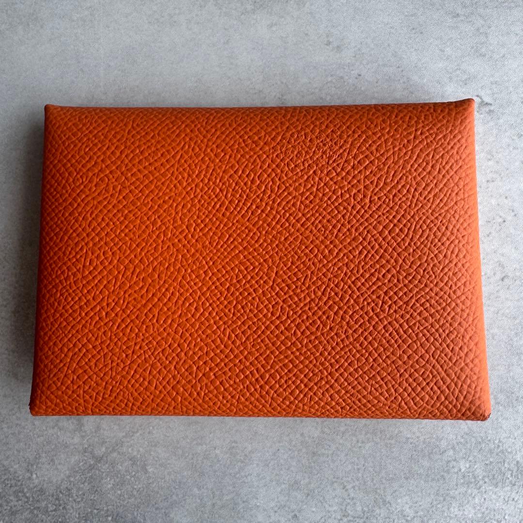 HERMES カルヴィ デュオ ヴェルソ　折り財布　ミニ財布　B刻印