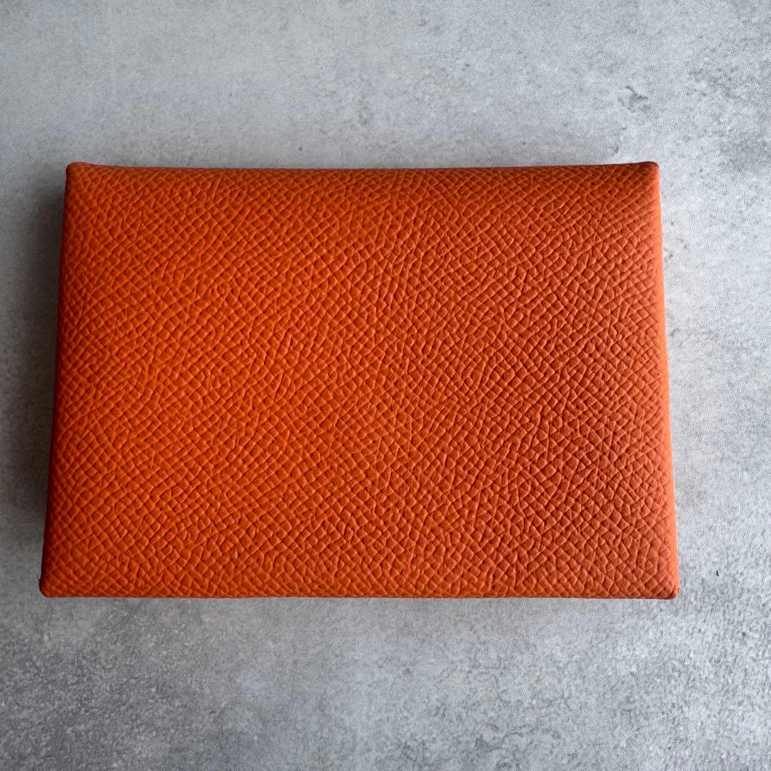 HERMES カルヴィ デュオ ヴェルソ　折り財布　ミニ財布　B刻印