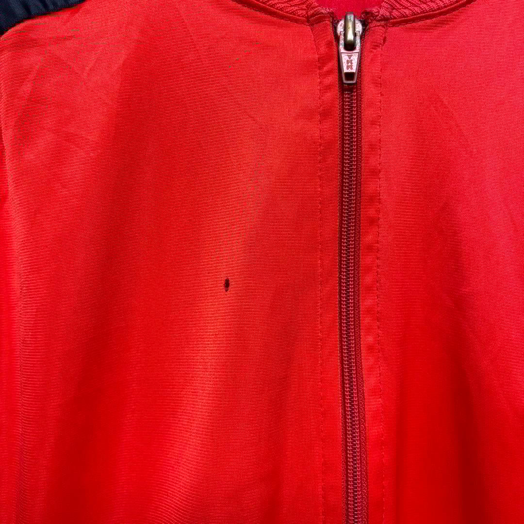 80s adidas atp track jaket　usa製 レッド　ネイビー