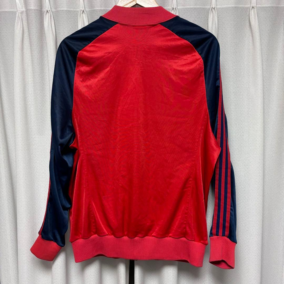 80s adidas atp track jaket　usa製 レッド　ネイビー