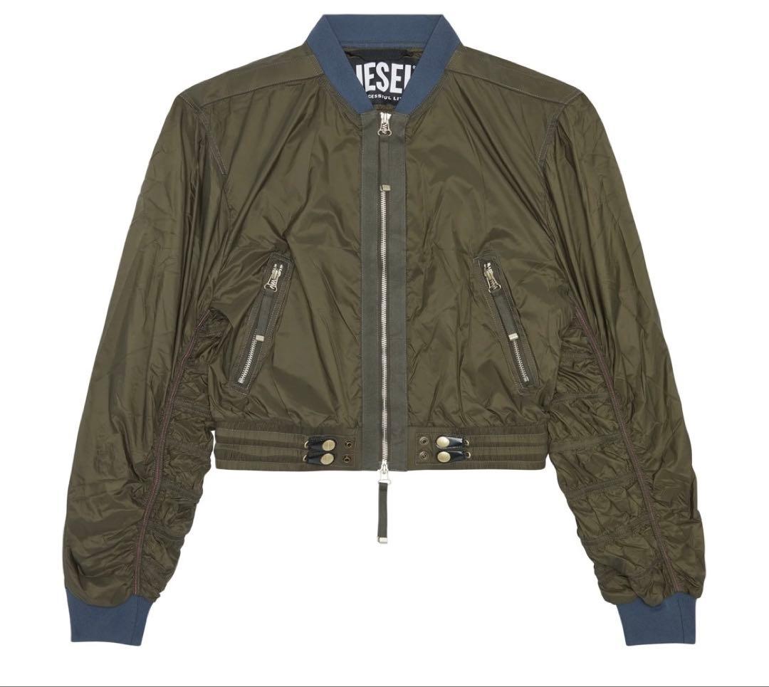 未使用 DIESEL G-Noak ショート丈ジャケット 42inch カーキ系