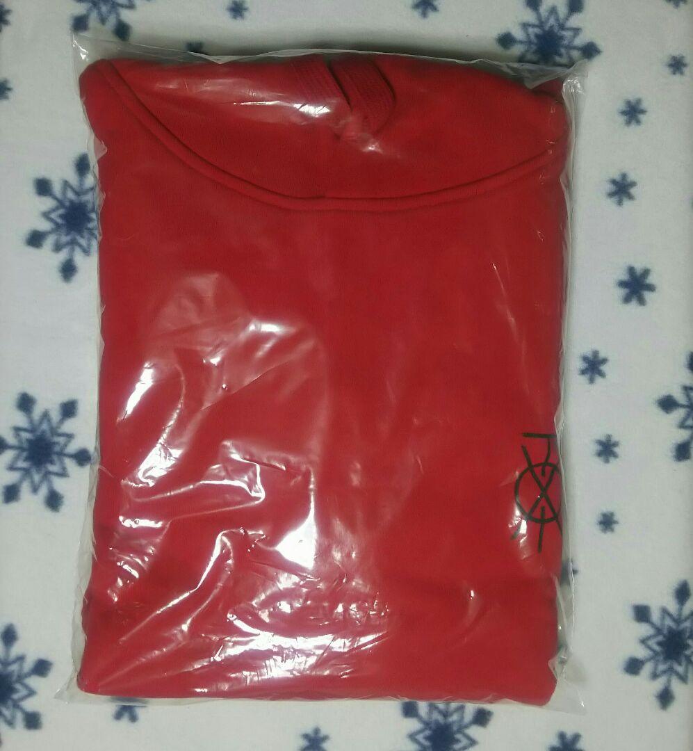 東方神起 ソウルコンサート サークル with フーディ 赤 パーカー アンコン