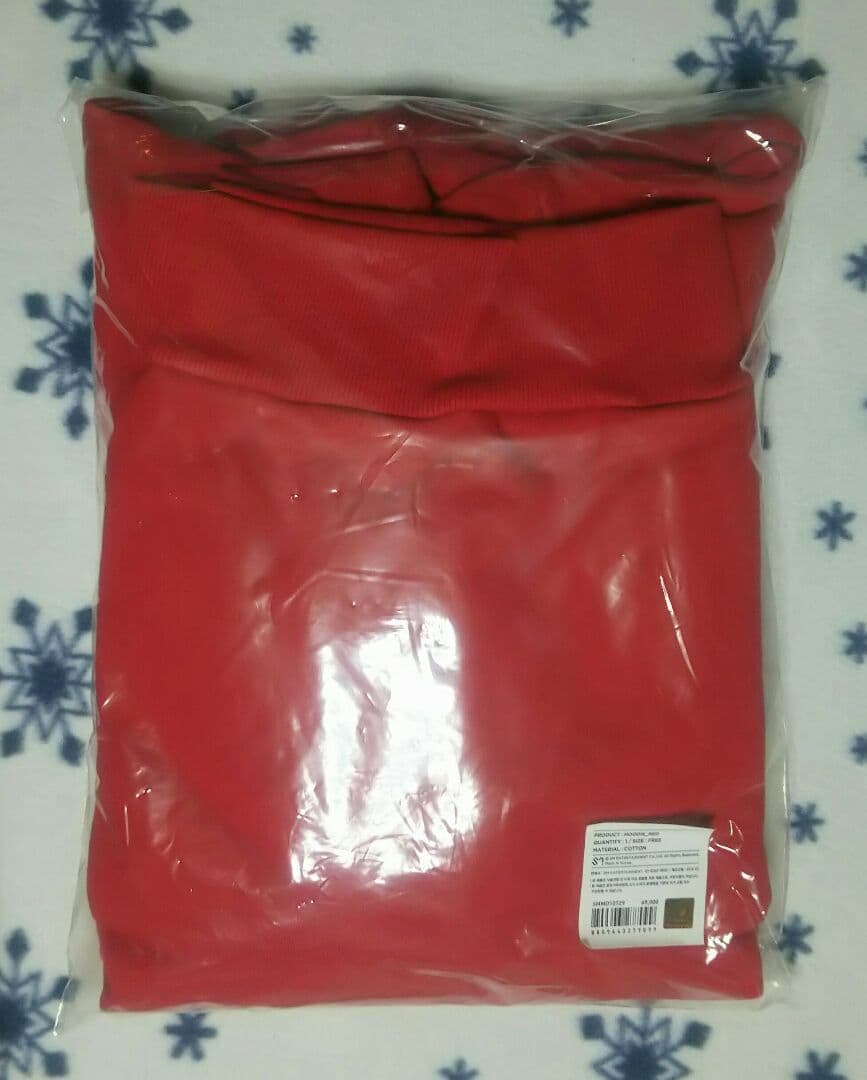 東方神起 ソウルコンサート サークル with フーディ 赤 パーカー アンコン